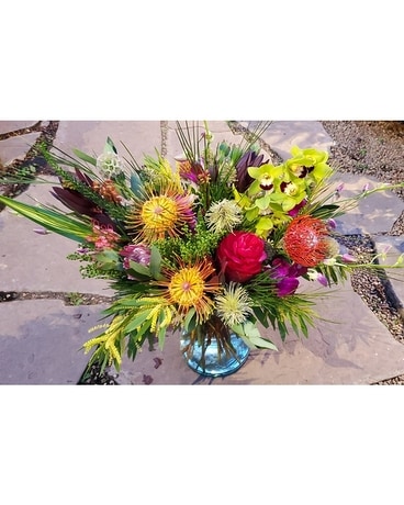 Tropical Sparkler Flower Arrangement