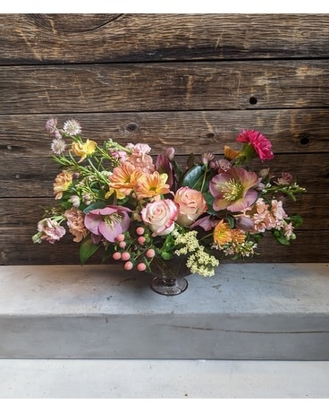 Breakfast in Bed Flower Arrangement