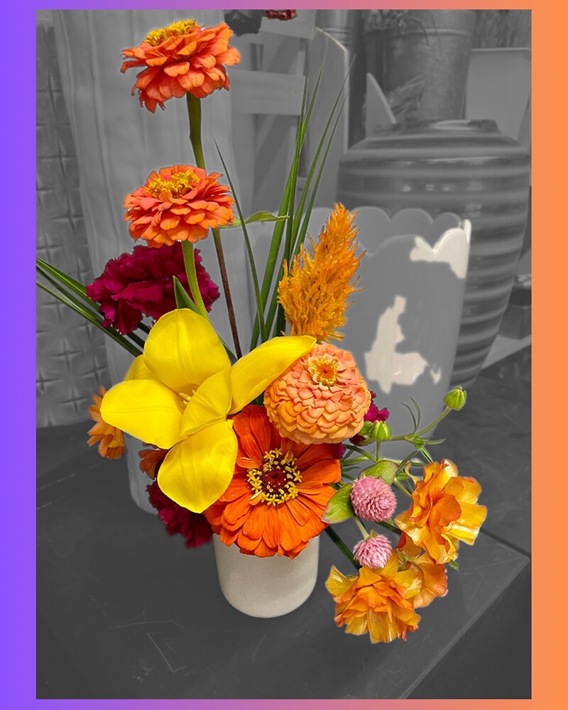 Peek A Boo Flower Arrangement
