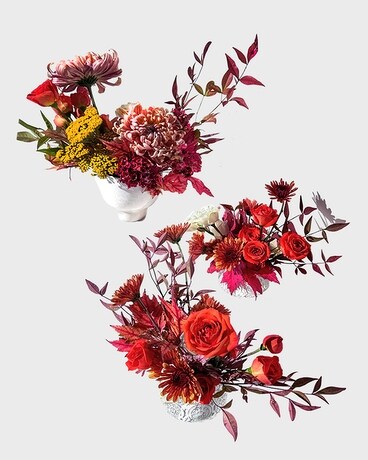 Thanksgiving Trio Flower Arrangement