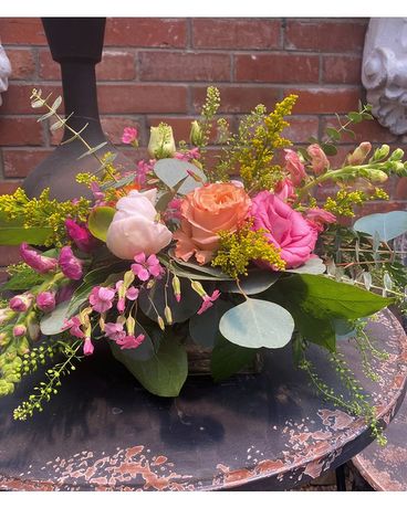 Lively Garden Flower Arrangement