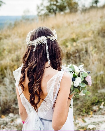 Flower Crown Wedding Arrangement