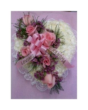 CH-1 Casket Heart Sympathy Arrangement