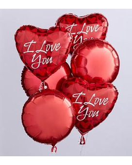 I Love You Balloon Bunch Bouquet