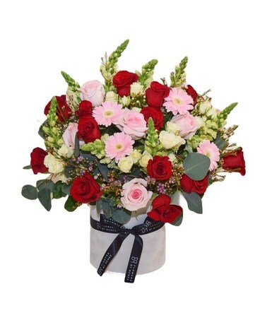 The Valentine Box Flower Arrangement