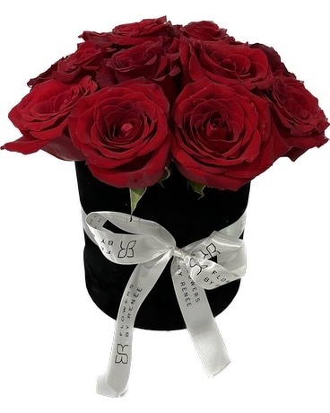 Bundle of Red Box Flower Arrangement