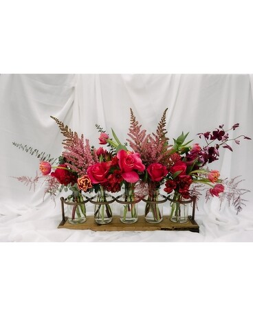 Message in a Bottle Flower Arrangement