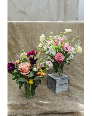 Pop of Spring Flower Arrangement