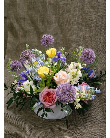 Bowl of Blooms - Spring Flower Arrangement