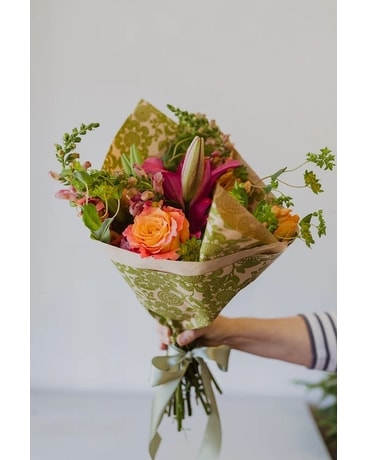 Cut and Wrap Flower Arrangement
