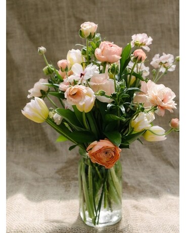 Country Style Mason Flower Arrangement