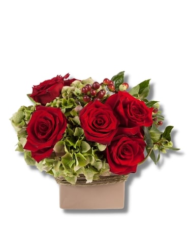 Scarlet Flower Arrangement