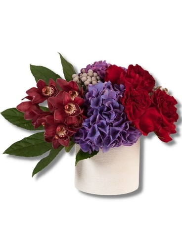 Crimson Twilight Flower Arrangement