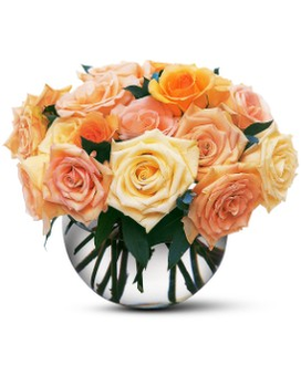 Perfect Pastel Roses Flower Arrangement