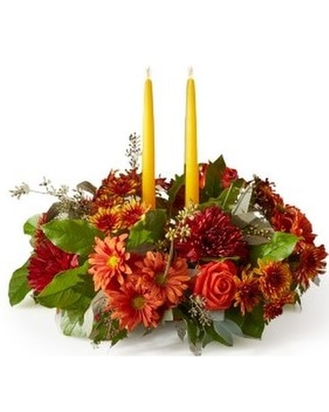 Ember Banquet centerpiece Centerpiece