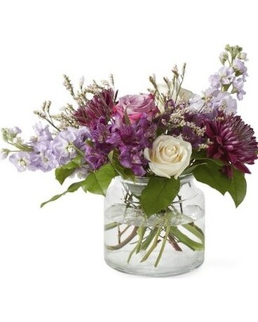 Periwinkle Breeze Flower Arrangement