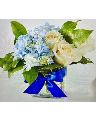 Standard size, 9 inches height and 9 inches wide.