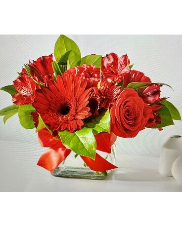 Red Hot bouquet Flower Arrangement