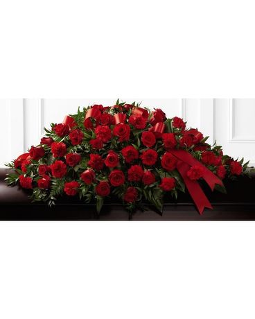 Tribute of Life Casket Spray Funeral Casket Spray Flowers