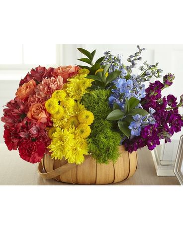 Prideful Basket Funeral Arrangement