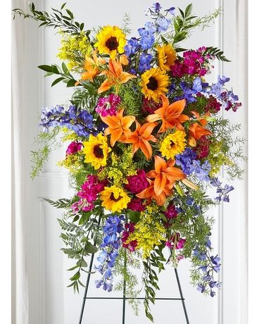 Sunlit Memories Spray Funeral Arrangement