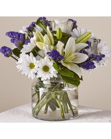 Beyond Blue bouquet Flower Arrangement