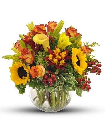 Whimsical Autumn Bouquet Flower Arrangement