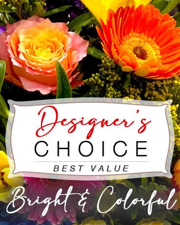 Designer's Choice- Bright and Colorful Flower Arrangement