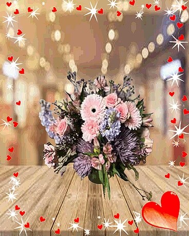 Love Is In The Air Flower Arrangement