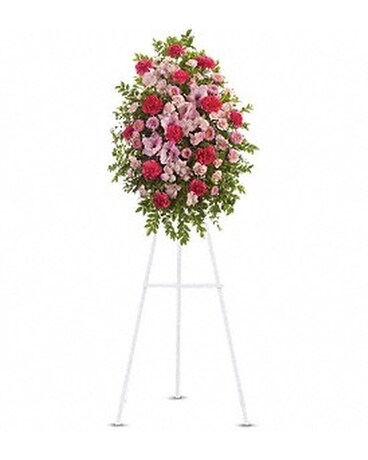 Pink Tribute Spray Flower Arrangement