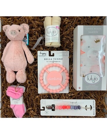Lil Darling Gift Box Flower Arrangement