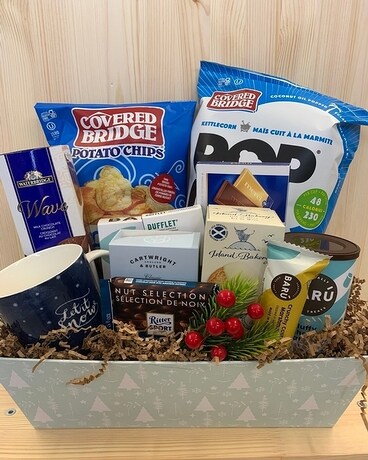Let It Snow Gift Basket