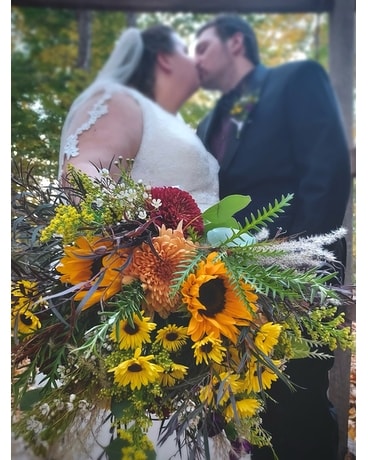 Fall Wedding Bouquet Wedding Arrangement