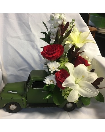 Truck full of love Flower Arrangement