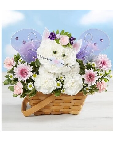 Magical Fairy Cat Flower Arrangement