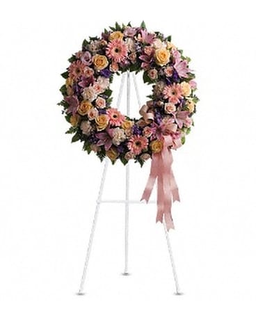 Graceful Wreath Flower Arrangement