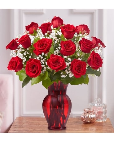 Blooming Love 16 ROSE Flower Arrangement