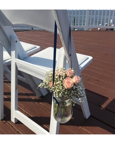 Peachy Accents Flower Arrangement