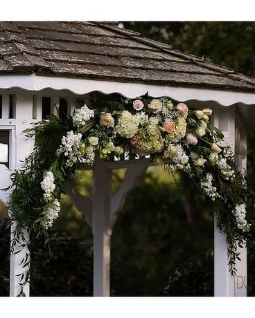 Flourishing Gazebo Flower Arrangement