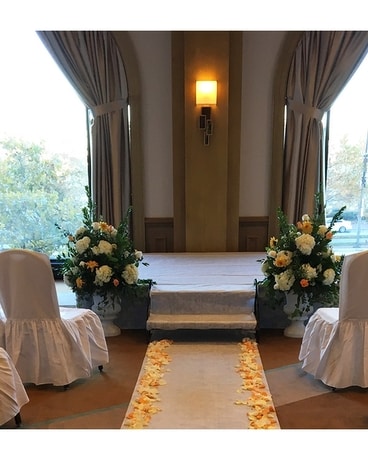 Aisle of Petals Flower Arrangement
