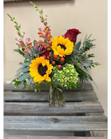Sunflower Delight Flower Arrangement
