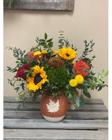 Autumn Sunset Flower Arrangement
