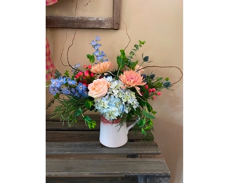 Blushing Romance Flower Arrangement