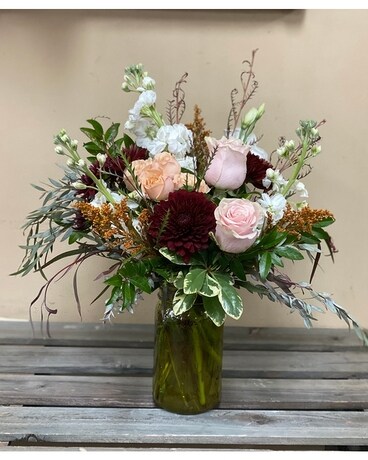 Sugar and Spice Flower Arrangement