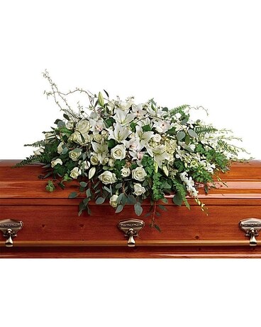 Grandest Glory Casket Spray Flower Arrangement