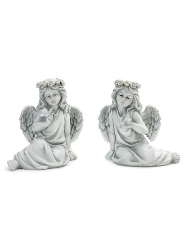 Sitting Angel holding Butterfly Custom product