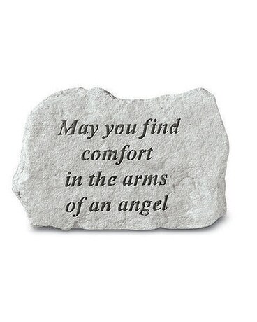 May you find comfort....stone Custom product