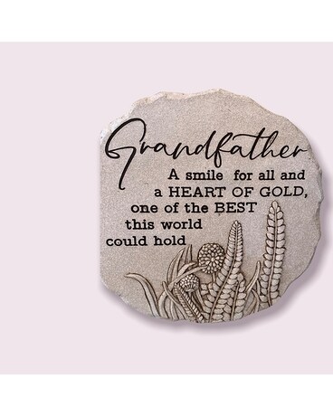 Grandfather...A smile for all stepping stone Custom product