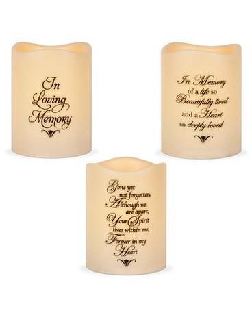 Remembrance Candles 3 asst to choose from Custom product