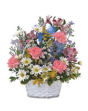Baby pastels in basket Custom product